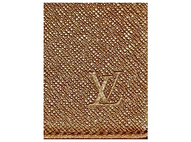 Louis Vuitton Wallet Monogram Empreinte Leather Gold Golden - view 8