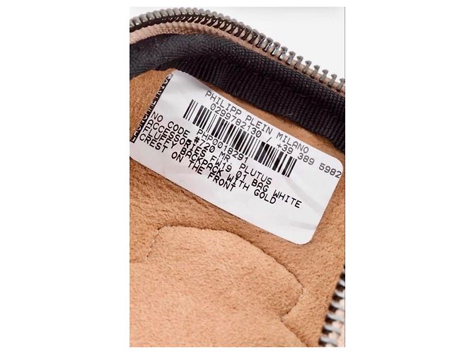 Zaino Fluffy Crest Billionaire Mr. Plutus Beige - vista 14