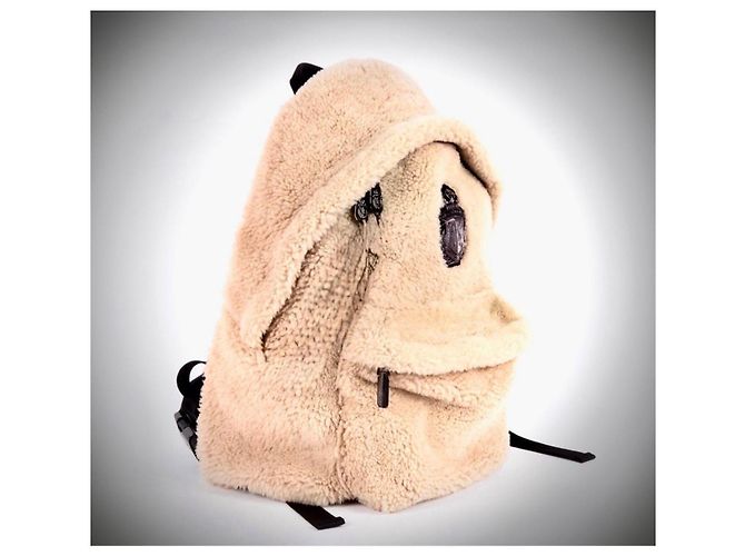 Zaino Fluffy Crest Billionaire Mr. Plutus Beige - vista 3