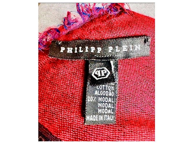 Sciarpa Philipp Plein con stampa teschio - vista 4