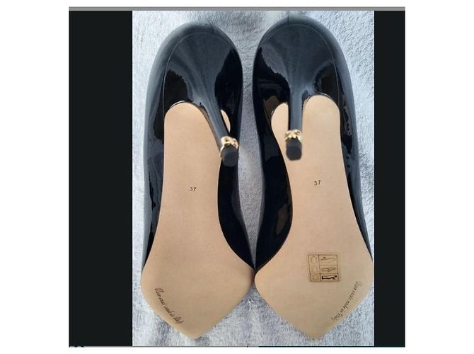 Dolce & Gabbana Neu! Lederschuhe Modell Bellucci Größe: 37 Schwarz - Ansicht 10