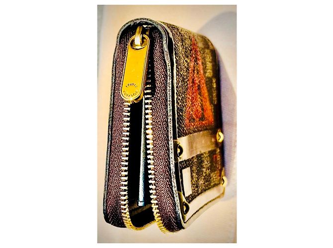Zippy Louis Vuitton Monogram Canvas Wallet Brown Multiple colors - view 11