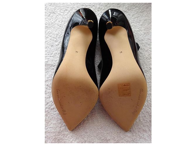 Dolce & Gabbana Neu! Lederschuhe Modell Bellucci Größe: 38 Schwarz - Ansicht 11