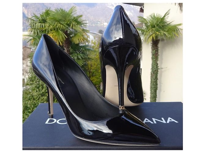 Dolce & Gabbana Nuovi! scarpe in pelle modello Bellucci n: 40 Nero - vista 3