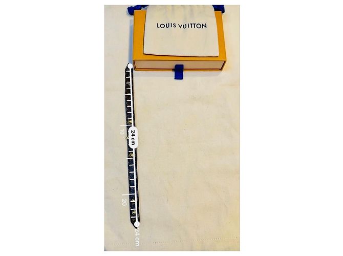 Pulsera Monogram Louis Vuitton Castaño Gold hardware - vista 10
