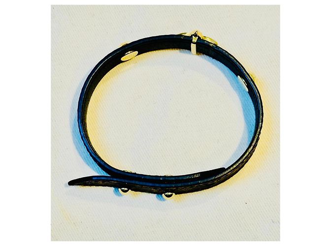 Pulsera Monogram Louis Vuitton Castaño Gold hardware - vista 9