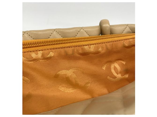 Chanel Cambon Tote Tasche Beige Orange - Ansicht 13