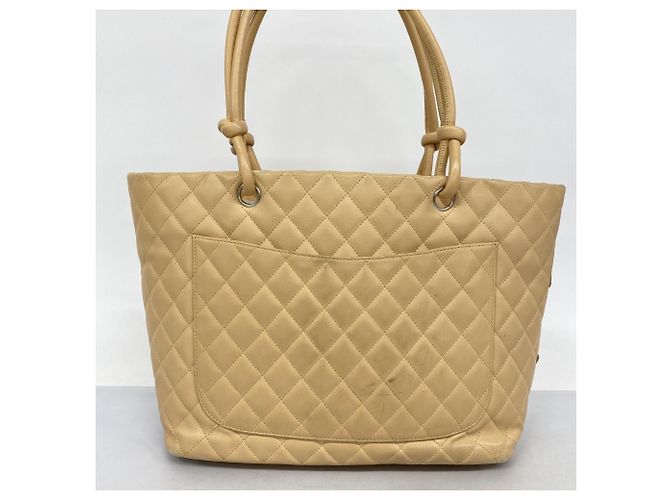 Chanel Cambon Tote Tasche Beige Orange - Ansicht 20