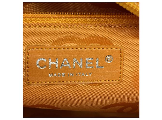 Chanel Cambon Tote Tasche Beige Orange - Ansicht 5