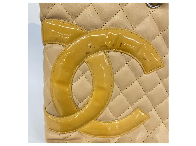 Chanel Cambon Tote Tasche Beige Orange - Ansicht 6