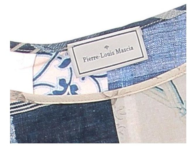 Pierre Louis Mascia Top de seda con diferentes estampados Azul - vista 5