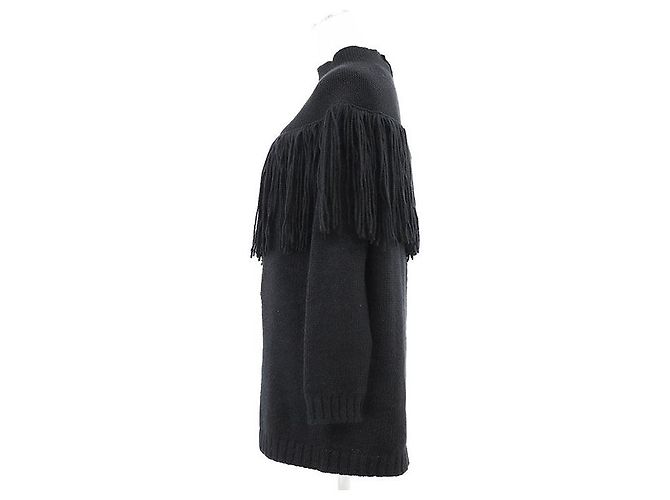 Pullover 100% Cashmere Christian Dior Nero - vista 11