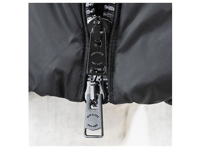 Jaqueta Coach de couro de ovelha e vaca em nylon Preto - vista 4