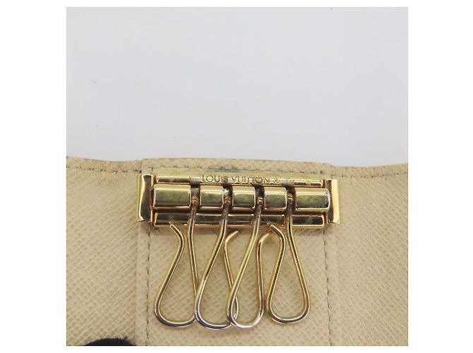 Louis Vuitton Multicles 4 Damier Azur Key Case Brown White - view 10