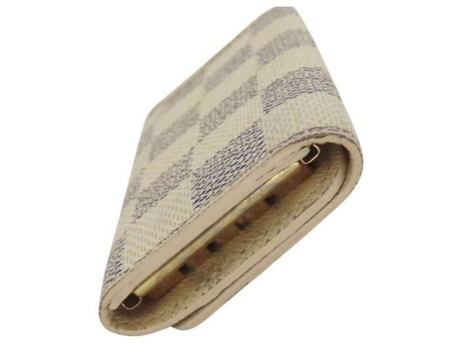 Louis Vuitton Multicles 4 Damier Azur Key Case Brown White - view 2