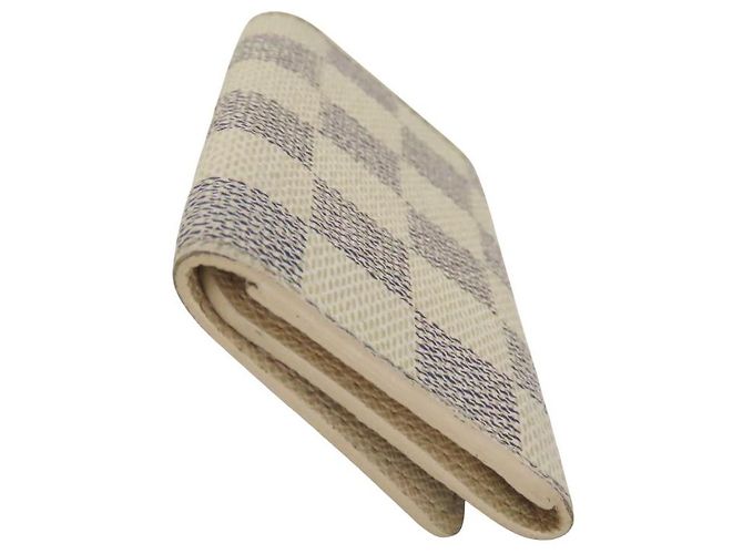 Louis Vuitton Multicles 4 Damier Azur Key Case Brown White - view 4