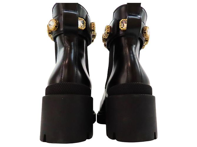 Botas de cuero Gucci GG Marmont - vista 10