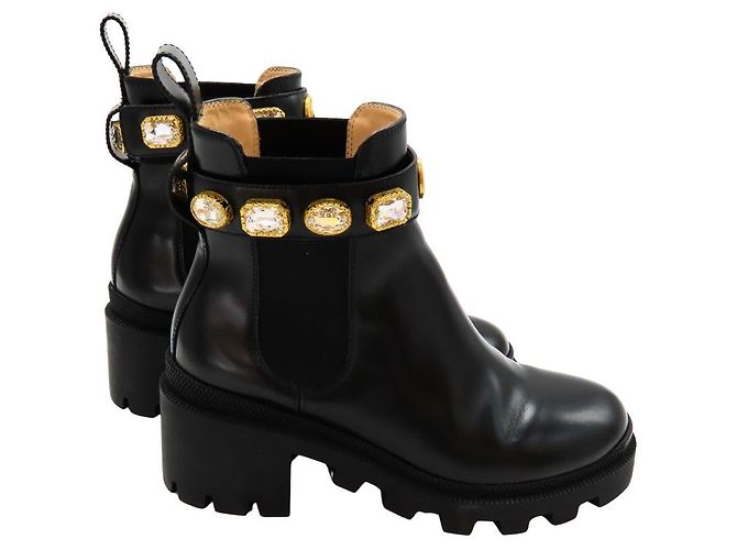 Botas de cuero Gucci GG Marmont - vista 7