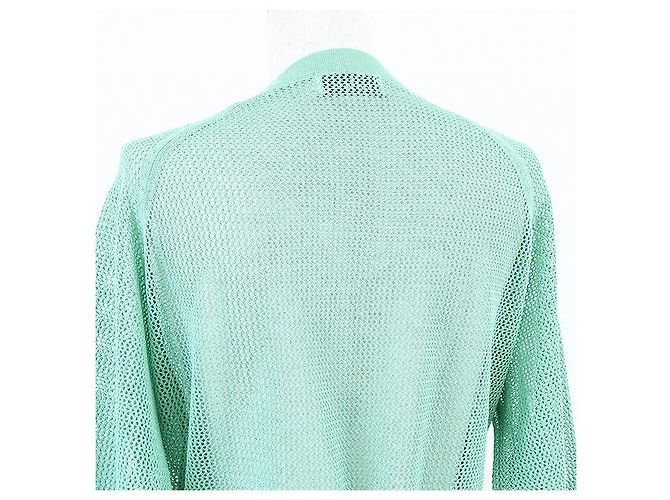 Autre Marque Morabito Strickjacke Grün Hellgrün - Ansicht 10