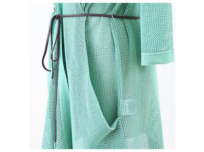 Autre Marque Morabito Strickjacke Grün Hellgrün - Ansicht 6