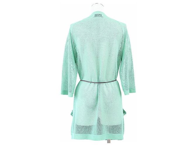 Autre Marque Morabito Strickjacke Grün Hellgrün - Ansicht 9