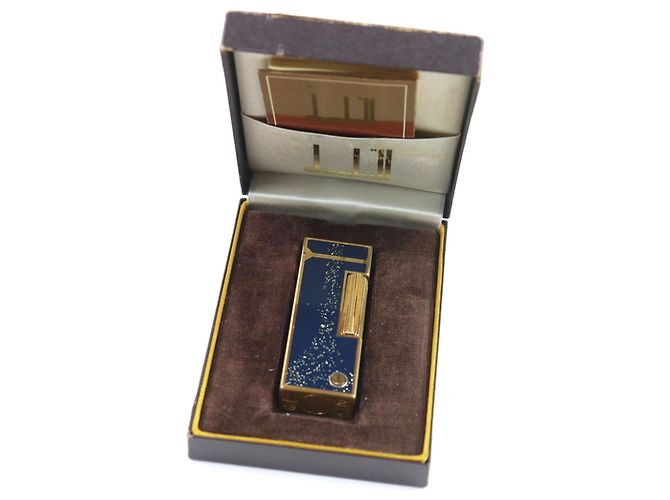 Alfred Dunhill Dunhill Metal logo lacquer Lighter Blue - view 2