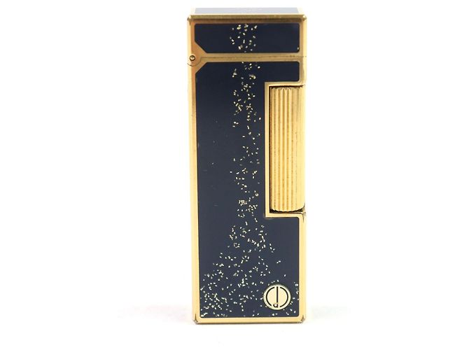 Alfred Dunhill Dunhill Metal logo lacquer Lighter Blue - view 3
