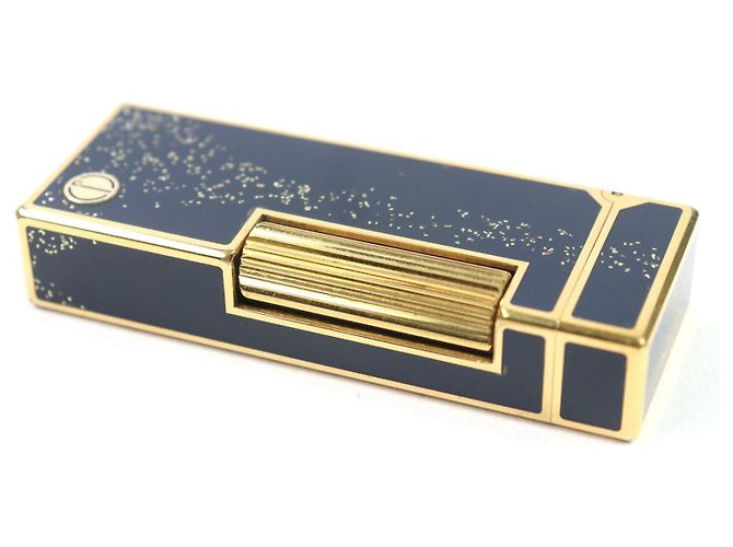 Alfred Dunhill Dunhill Metal logo lacquer Lighter Blue - view 5
