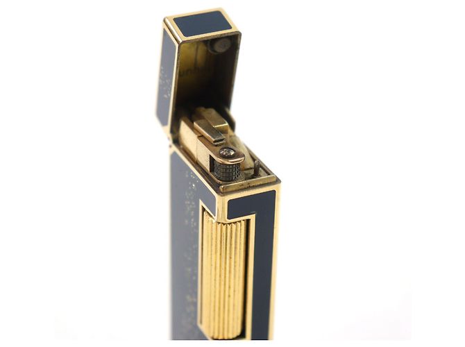 Alfred Dunhill Dunhill Metal logo lacquer Lighter Blue - view 7