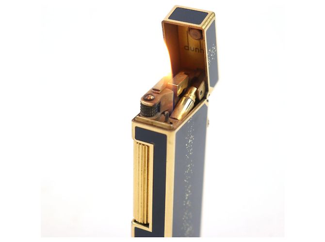 Alfred Dunhill Dunhill Metal logo lacquer Lighter Blue - view 8