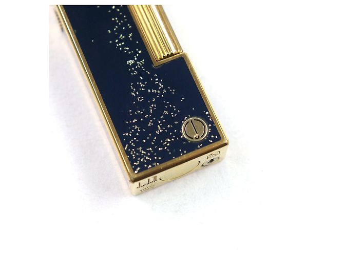 Alfred Dunhill Dunhill Metal logo lacquer Lighter Blue - view 9
