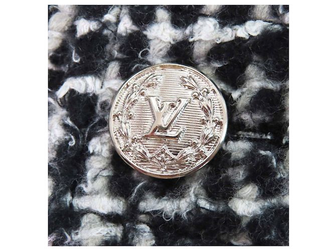 Wollkleid Louis Vuitton Schwarz Weiß - vista 11