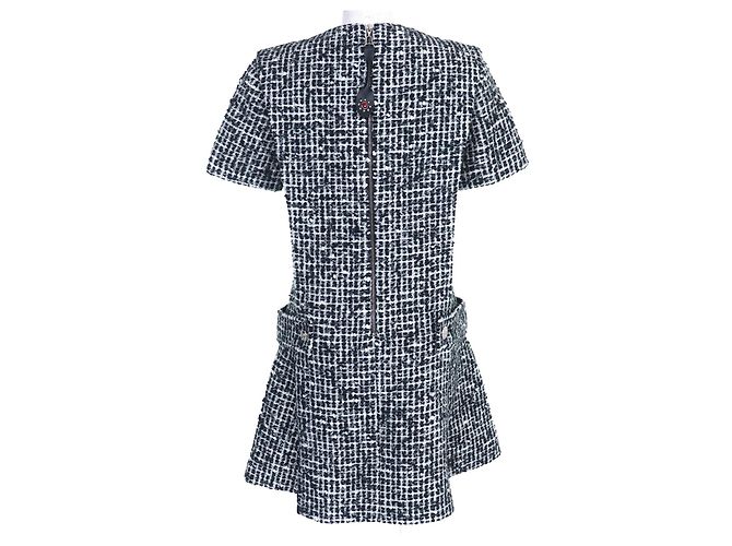Wollkleid Louis Vuitton Schwarz Weiß - vista 8
