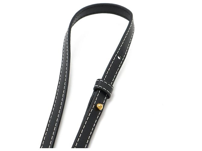 Borsa a Spalla in Pelle Loewe Gate Anagram Nero - vista 7