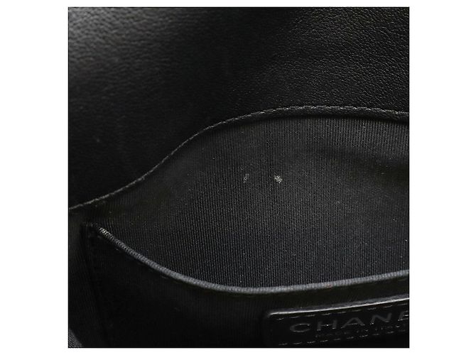 Timeless Borsa a Spalla in Pelle di Vitello Chanel Coco Mark Nero - vista 7