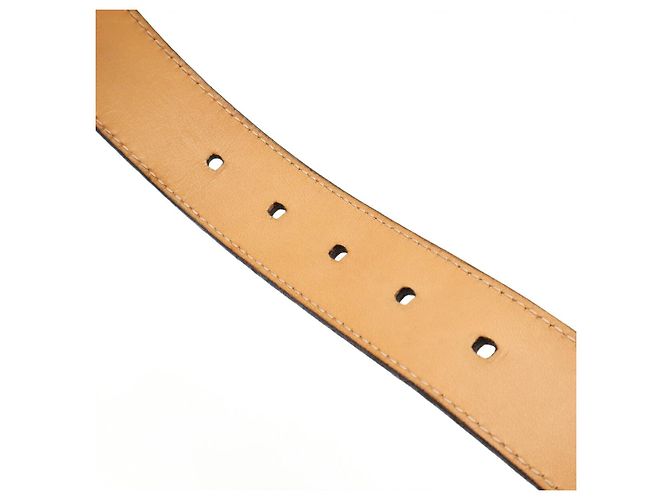 Cinturón de cuero Monogram Vernis de Louis Vuitton Burdeos Púrpura - vista 7