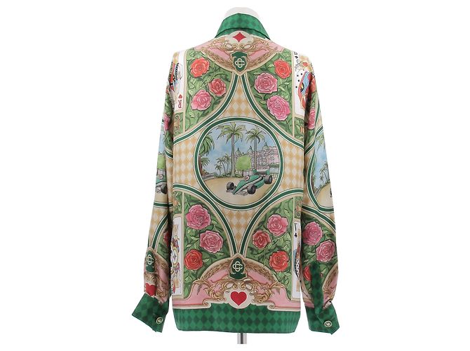 Casablanca Camisa de seda con estampado Multicolor - vista 2
