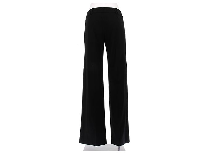 Dolce & Gabbana Calça preta de lã Preto - vista 2