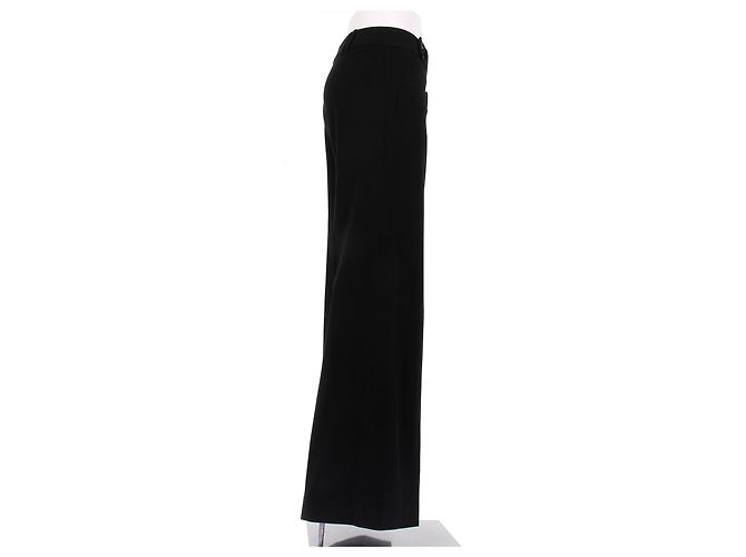 Dolce & Gabbana Calça preta de lã Preto - vista 3