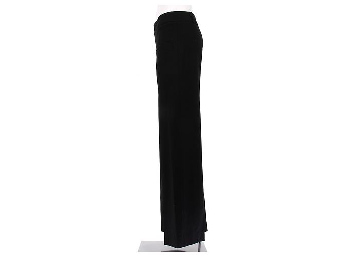 Dolce & Gabbana Calça preta de lã Preto - vista 4