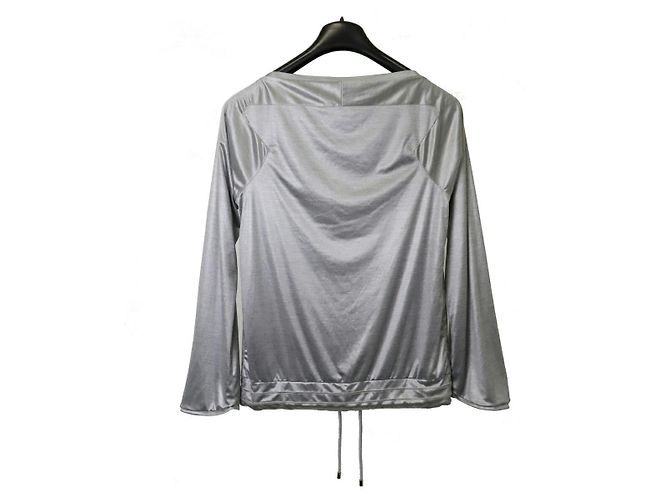 Timeless Chanel Logo Polyester Top Silber - Ansicht 2