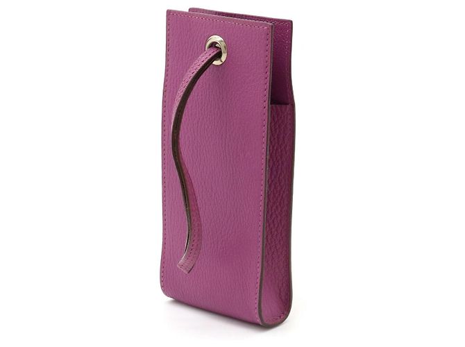 Hermès Hermes Vespa Chevre Multi Pouch Lila Fuschia - Ansicht 2