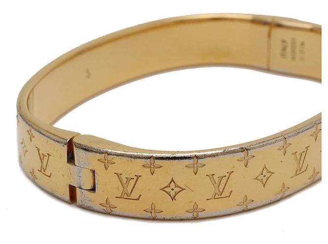 Bracciale Nanogram Louis Vuitton D'oro - vista 3