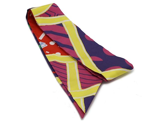 Hermès Twilly Seidenschal Mehrfarben - Ansicht 2