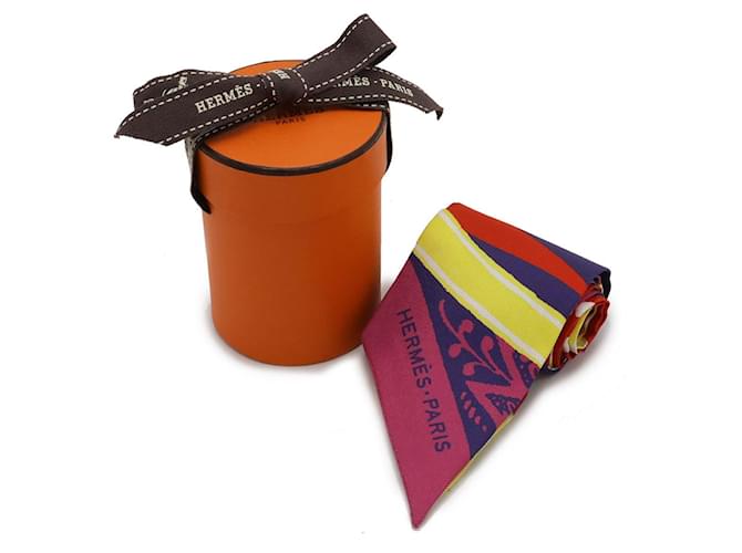 Hermès Twilly Seidenschal Mehrfarben - Ansicht 5