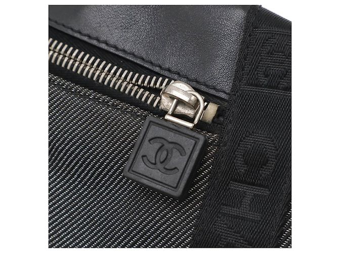 Timeless Borsa a vita Chanel Sports Line Nero Argento - vista 4