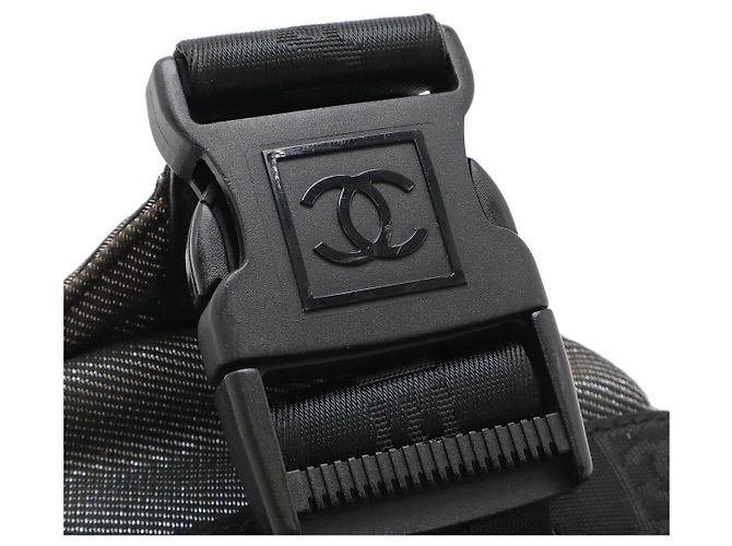 Timeless Borsa a vita Chanel Sports Line Nero Argento - vista 5