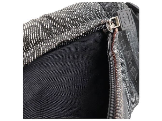 Timeless Borsa a vita Chanel Sports Line Nero Argento - vista 7