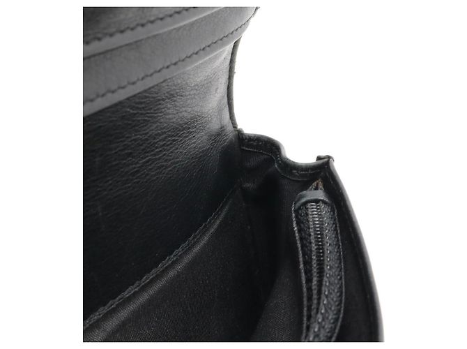 Timeless Cartera larga de piel patentada Chanel Make Up Negro - vista 5