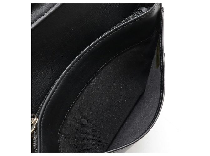 Timeless Cartera larga de piel patentada Chanel Make Up Negro - vista 7
